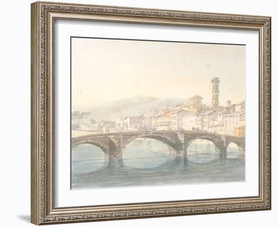 Florence from the Arno-J M W Turner-Framed Giclee Print