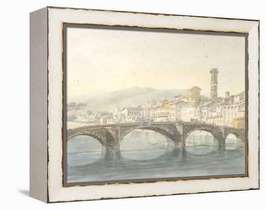 Florence from the Arno-J^ M^ W^ Turner-Framed Premier Image Canvas