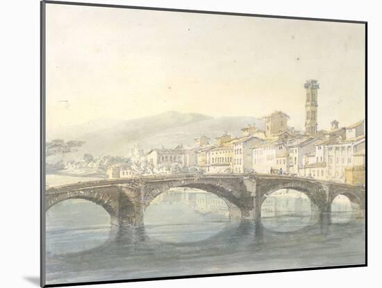 Florence from the Arno-J^ M^ W^ Turner-Mounted Giclee Print