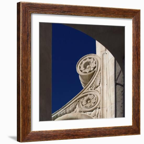 Florence, Italy, Architectural Detail, Duomo Copola Lantern-Mike Burton-Framed Photographic Print