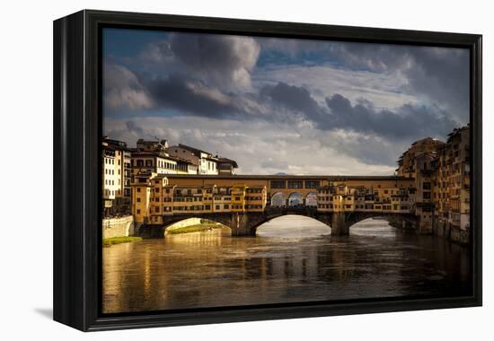 Florence, Italy's Iconic Ponte Vecchio Bridge-Andrew S-Framed Premier Image Canvas