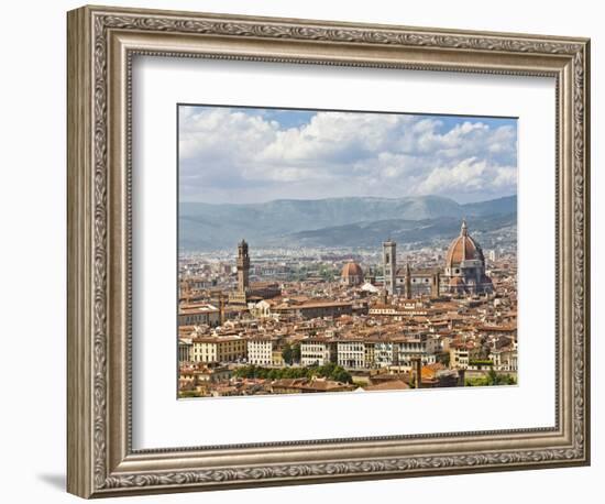 Florence Italy, skyline-David Sailors-Framed Photographic Print