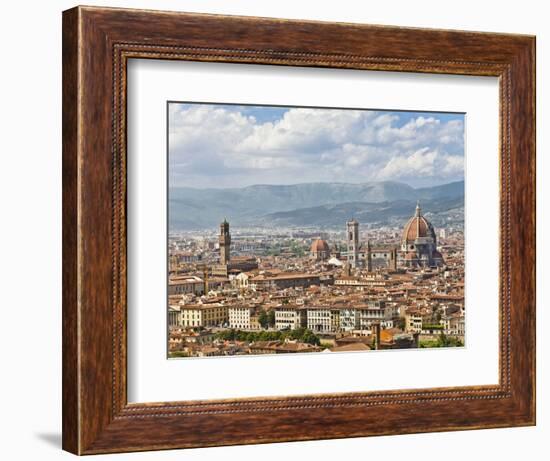 Florence Italy, skyline-David Sailors-Framed Photographic Print