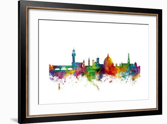 Florence Italy Skyline-Michael Tompsett-Framed Art Print