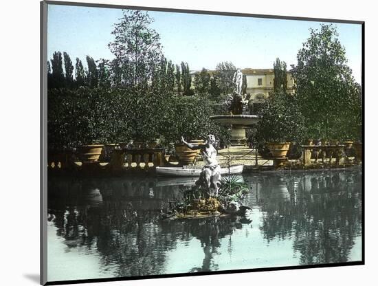 Florence (Italy), the Boboli Gardens-Leon, Levy et Fils-Mounted Photographic Print