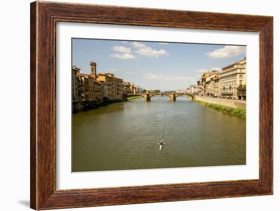 Florence, Italy: View From Ponte Vecchio-Ian Shive-Framed Photographic Print