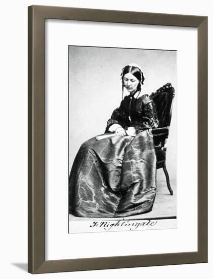 Florence Nightingale (1820-191), 1854-null-Framed Giclee Print