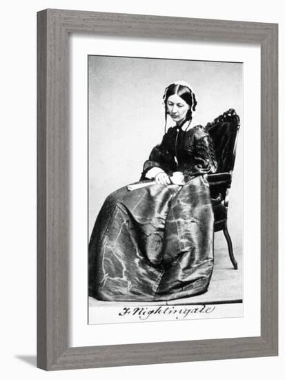 Florence Nightingale (1820-191), 1854-null-Framed Giclee Print