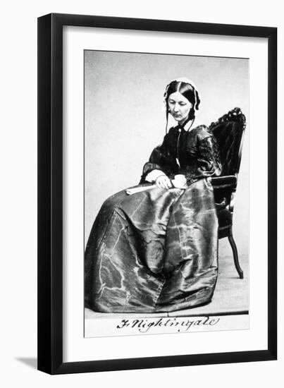 Florence Nightingale (1820-191), 1854-null-Framed Giclee Print