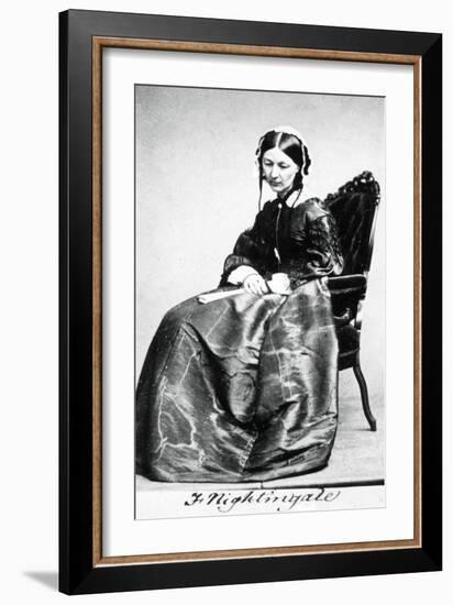 Florence Nightingale (1820-191), 1854-null-Framed Giclee Print