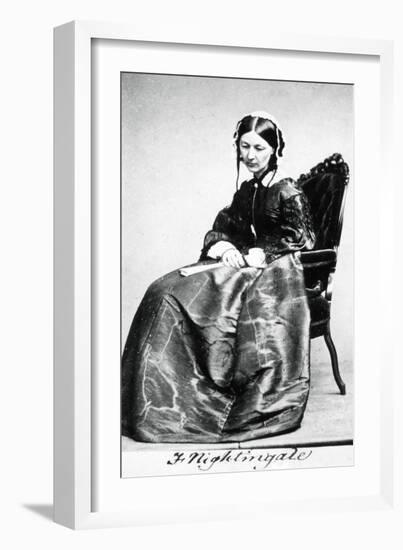 Florence Nightingale (1820-191), 1854-null-Framed Giclee Print