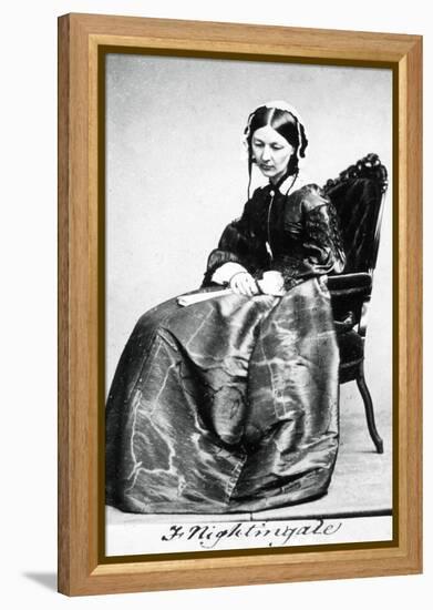 Florence Nightingale (1820-191), 1854-null-Framed Premier Image Canvas