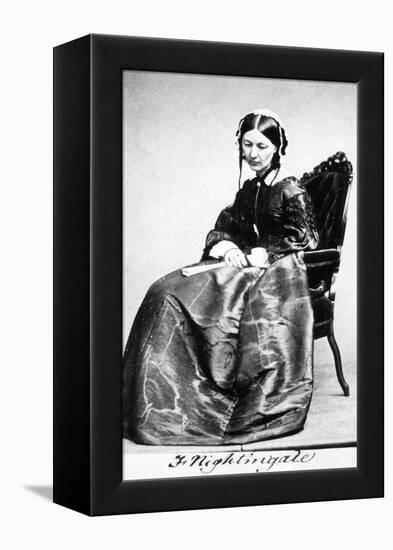 Florence Nightingale (1820-191), 1854-null-Framed Premier Image Canvas