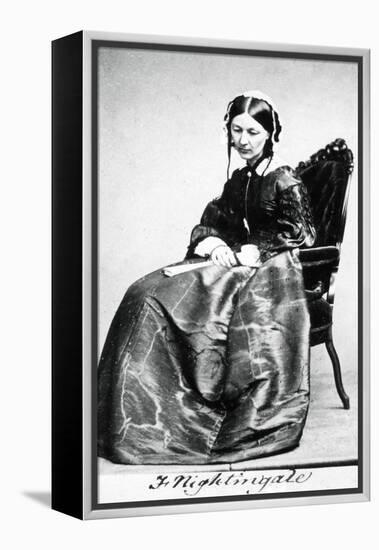 Florence Nightingale (1820-191), 1854-null-Framed Premier Image Canvas