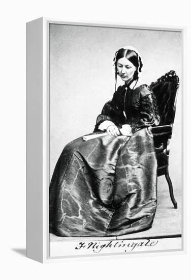 Florence Nightingale (1820-191), 1854-null-Framed Premier Image Canvas