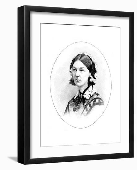 Florence Nightingale (1820-191), British Nurse-null-Framed Giclee Print