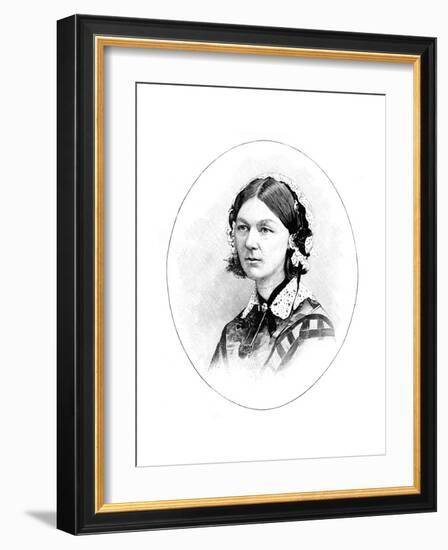 Florence Nightingale (1820-191), British Nurse-null-Framed Giclee Print