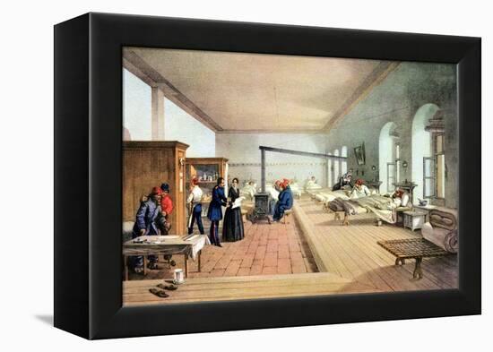 Florence Nightingale (1820-191), English Nursing Pioneer and Hospital Reformer-William Simpson-Framed Premier Image Canvas