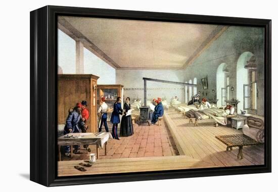 Florence Nightingale (1820-191), English Nursing Pioneer and Hospital Reformer-William Simpson-Framed Premier Image Canvas