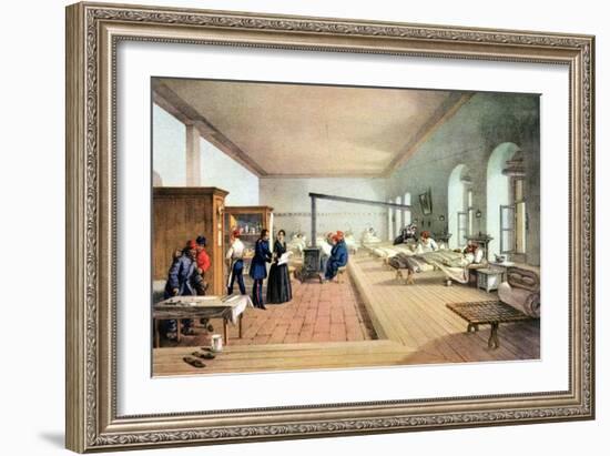 Florence Nightingale (1820-191), English Nursing Pioneer and Hospital Reformer-William Simpson-Framed Giclee Print