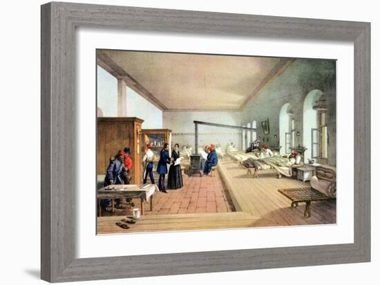 Florence Nightingale (1820-191), English Nursing Pioneer and Hospital Reformer-William Simpson-Framed Giclee Print