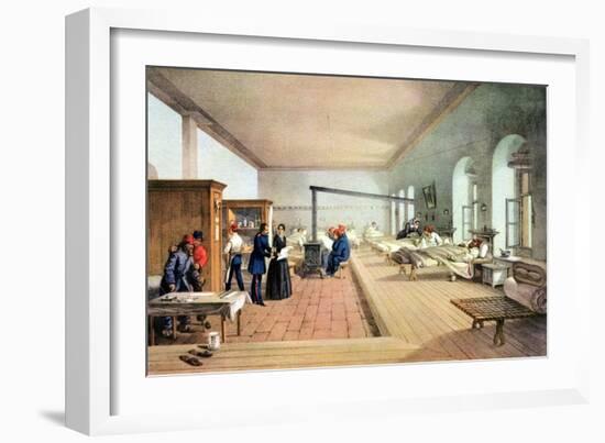 Florence Nightingale (1820-191), English Nursing Pioneer and Hospital Reformer-William Simpson-Framed Giclee Print