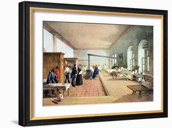 Florence Nightingale (1820-191), English Nursing Pioneer and Hospital Reformer-William Simpson-Framed Giclee Print