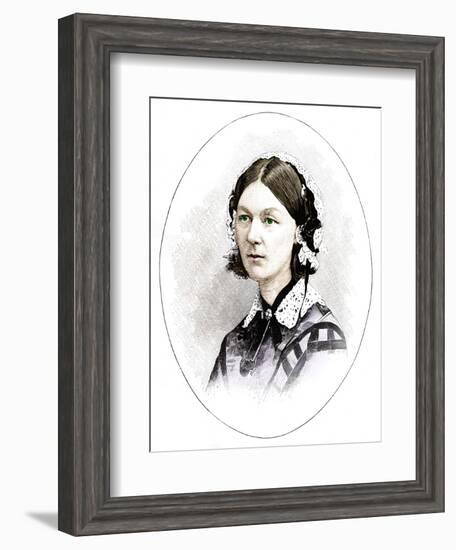 Florence Nightingale (1820-1910), British nurse-Unknown-Framed Giclee Print