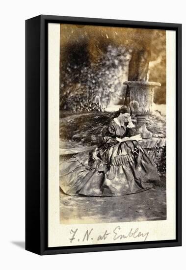 Florence Nightingale at Embley Park, 1858-null-Framed Premier Image Canvas