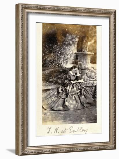 Florence Nightingale at Embley Park, 1858-null-Framed Photographic Print