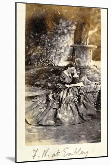 Florence Nightingale at Embley Park, 1858-null-Mounted Photographic Print