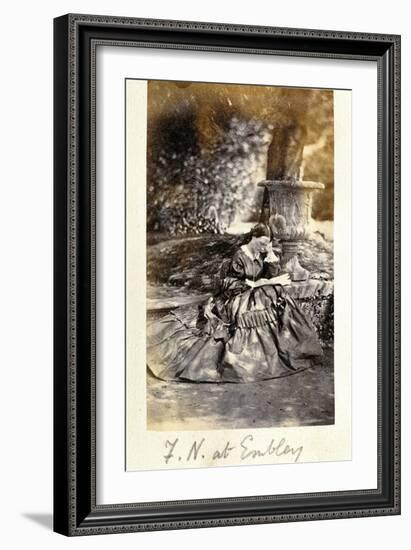 Florence Nightingale at Embley Park, 1858-null-Framed Photographic Print