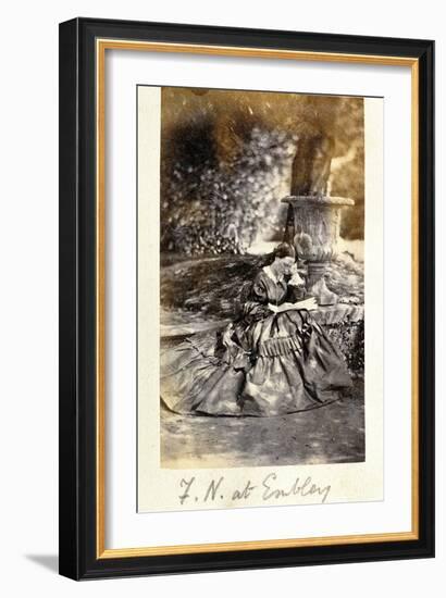 Florence Nightingale at Embley Park, 1858-null-Framed Photographic Print