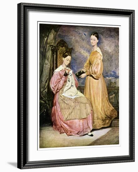 Florence Nightingale, British Nurse and Hospital Reformer, C1836-William White-Framed Giclee Print