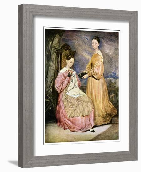 Florence Nightingale, British Nurse and Hospital Reformer, C1836-William White-Framed Giclee Print