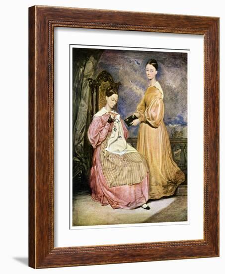 Florence Nightingale, British Nurse and Hospital Reformer, C1836-William White-Framed Giclee Print