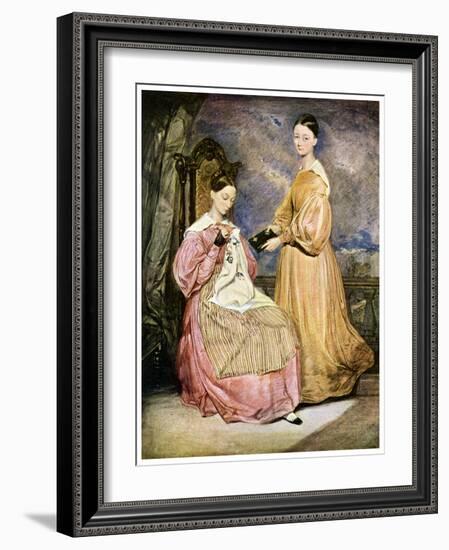 Florence Nightingale, British Nurse and Hospital Reformer, C1836-William White-Framed Giclee Print