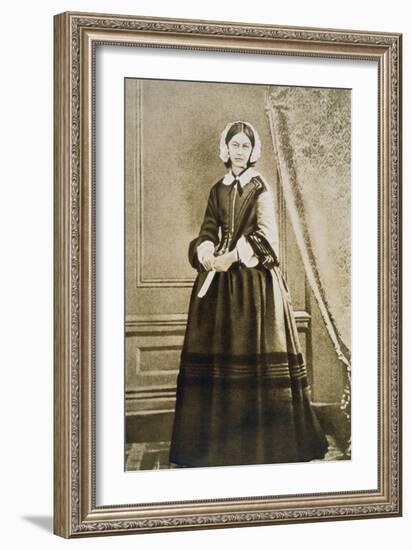 Florence Nightingale, English Nurse and Hospital Reformer, C1850S-null-Framed Giclee Print