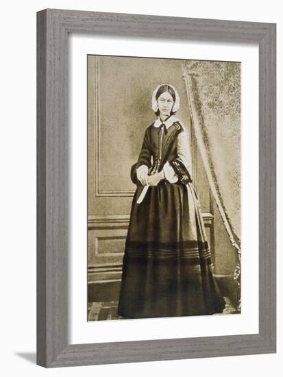 Florence Nightingale, English Nurse and Hospital Reformer, C1850S-null-Framed Giclee Print