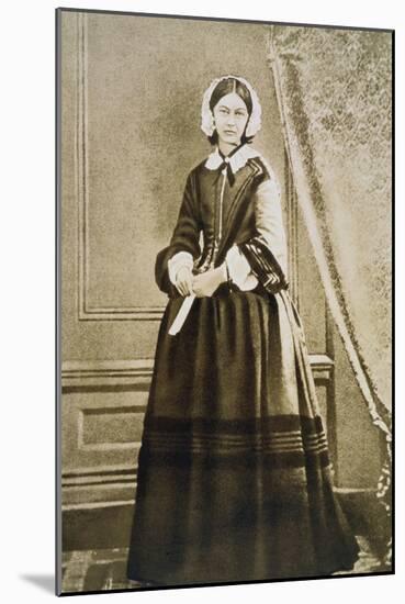 Florence Nightingale, English Nurse and Hospital Reformer, C1850S-null-Mounted Giclee Print