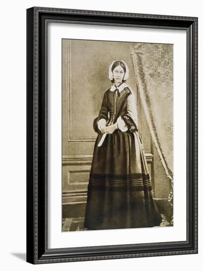 Florence Nightingale, English Nurse and Hospital Reformer, C1850S-null-Framed Giclee Print