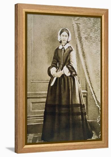 Florence Nightingale, English Nurse and Hospital Reformer, C1850S-null-Framed Premier Image Canvas