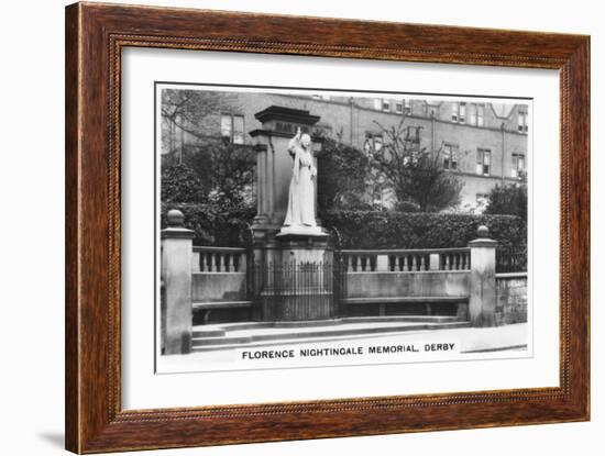 Florence Nightingale Memorial, Derby, 1937-null-Framed Giclee Print