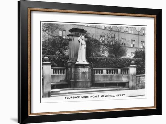 Florence Nightingale Memorial, Derby, 1937-null-Framed Giclee Print