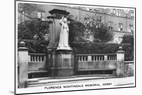 Florence Nightingale Memorial, Derby, 1937-null-Mounted Giclee Print