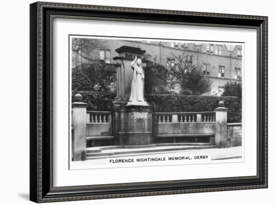 Florence Nightingale Memorial, Derby, 1937-null-Framed Giclee Print