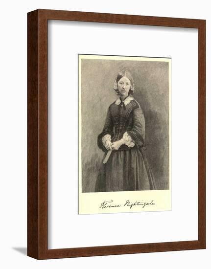 Florence Nightingale Nurse Hospital Reformer and Philanthropist-Timothy Cole-Framed Photographic Print