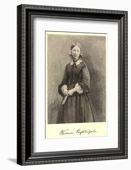 Florence Nightingale Nurse Hospital Reformer and Philanthropist-Timothy Cole-Framed Photographic Print