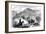 Florence Nightingale Visiting the Hut Hospitals at Balaclava, 1855-null-Framed Giclee Print