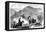 Florence Nightingale Visiting the Hut Hospitals at Balaclava, 1855-null-Framed Premier Image Canvas